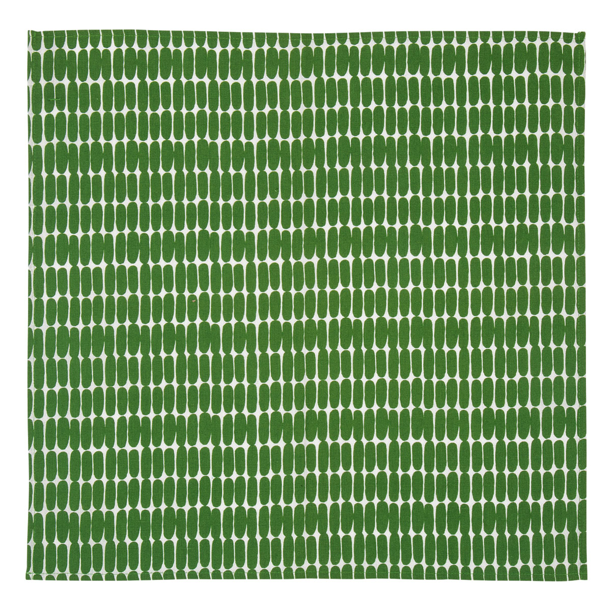 Marimekko Alku White / Green Cloth Napkin Marimekko Napkins