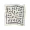 Marimekko Astrilli Vihkiruusu Cream / Black Scarf
