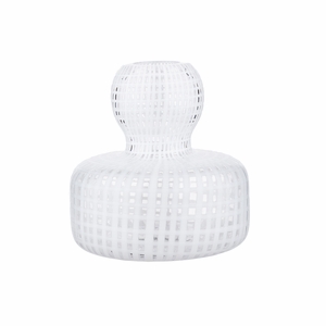 Marimekko Clear / White Flower Vase