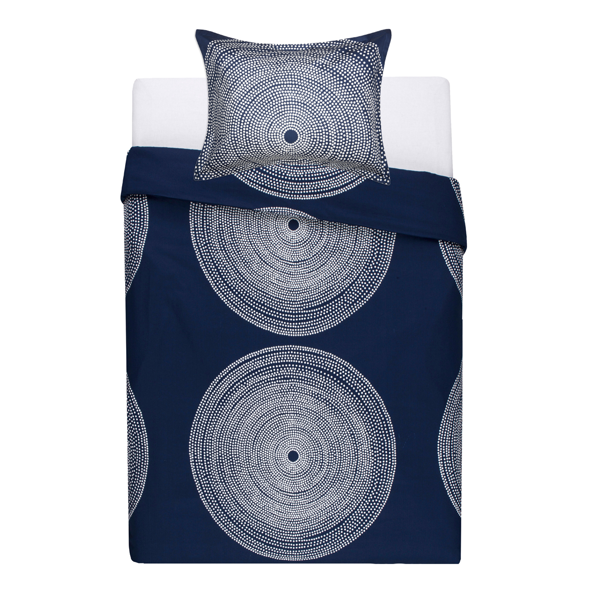 Marimekko Fokus Blue Twin Duvet Cover Set Marimekko Fokus Blue Bedding