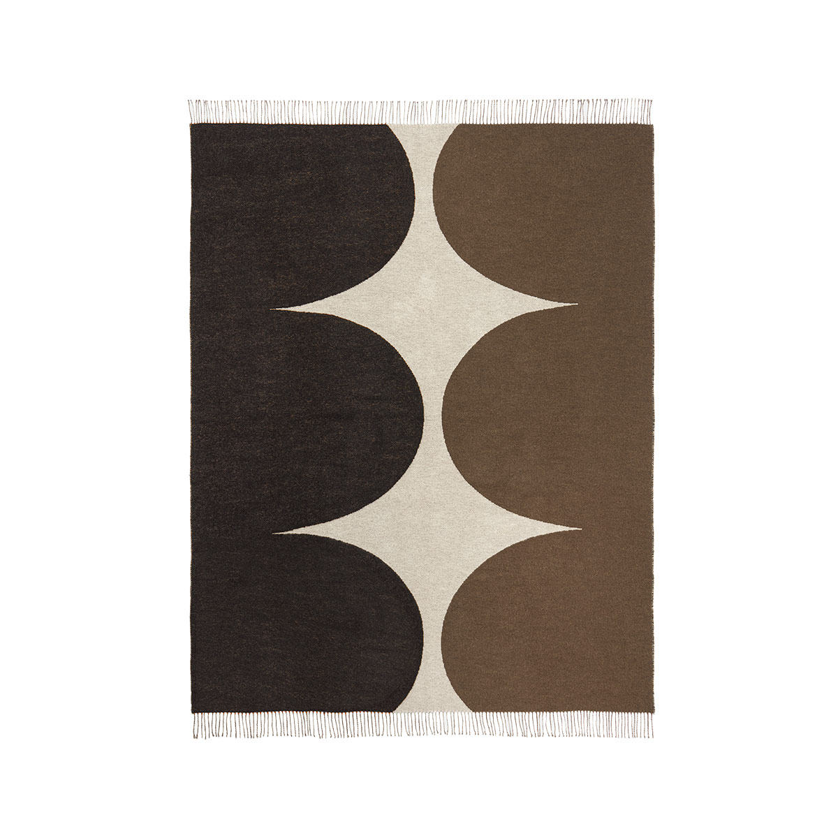 Marimekko Härkä Charcoal / Brown Throw Blanket View All Sale Items