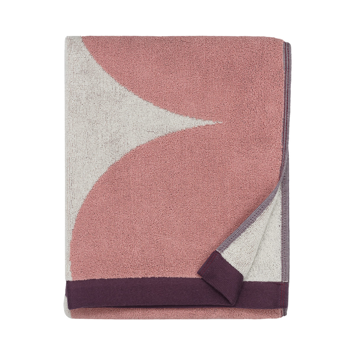 Marimekko Härkä Wine / Pink Hand Towel Marimekko Towels