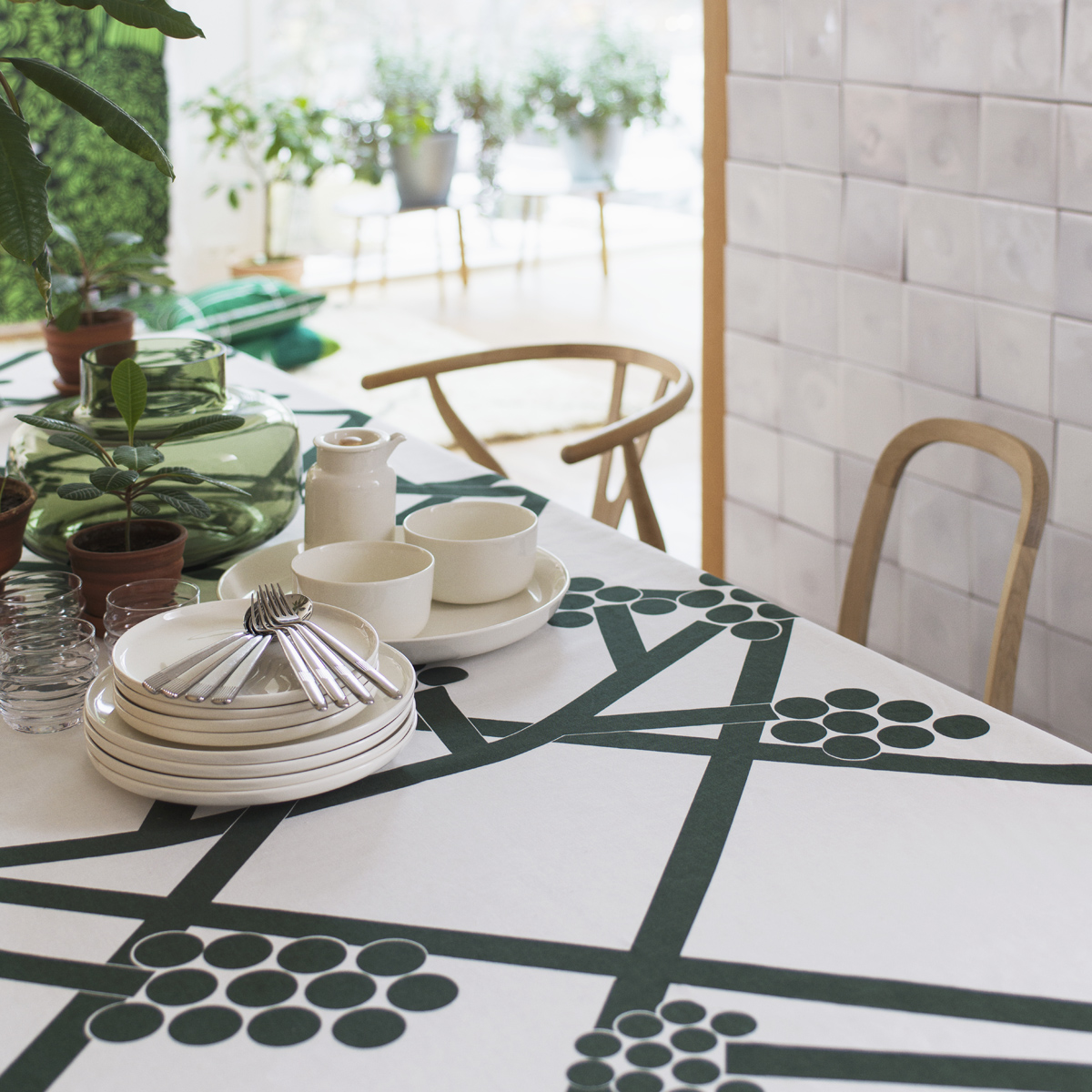 Marimekko Hortensie Tablecloth Marimekko Tablecloths & Runners