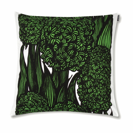 Marimekko Hyasintti Large Throw Pillow Throw Pillows