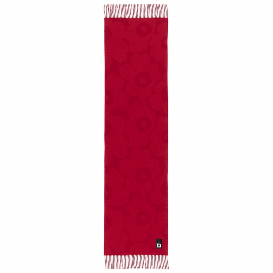 Marimekko Identtinen Unikko Red Scarf