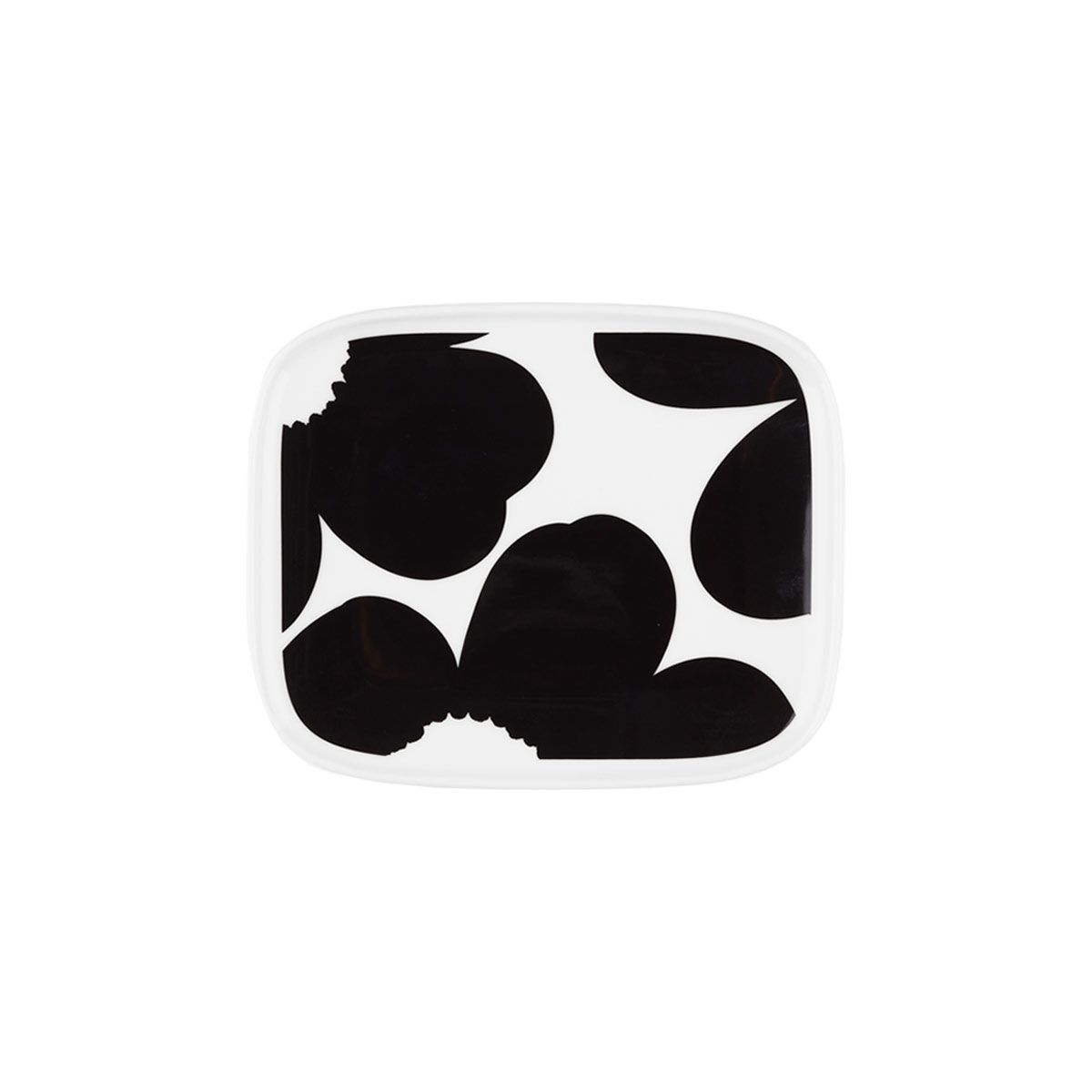 Marimekko Iso Unikko Black / White Small Plate Anniversary Edition