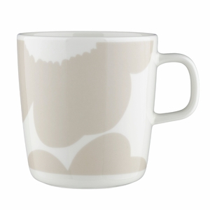Marimekko Iso Unikko Sand / White Large Mug