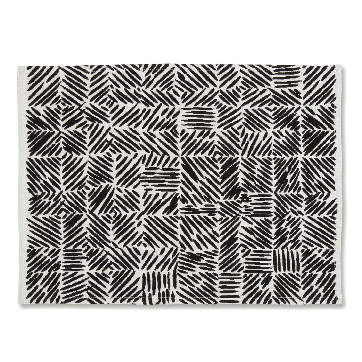 Marimekko Juustomuotti Black / Ivory Placemat Placemats
