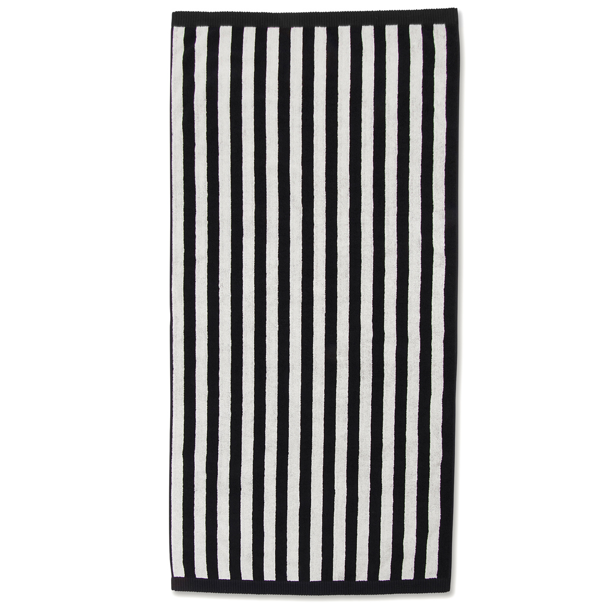 Marimekko Kaksi Raitaa White / Black Bath Towel Marimekko Kaksi