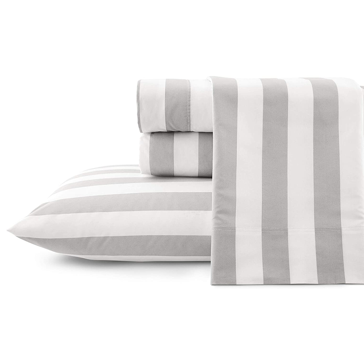 Marimekko Kesahelle White / Grey King Sheet Set Marimekko Kesahelle