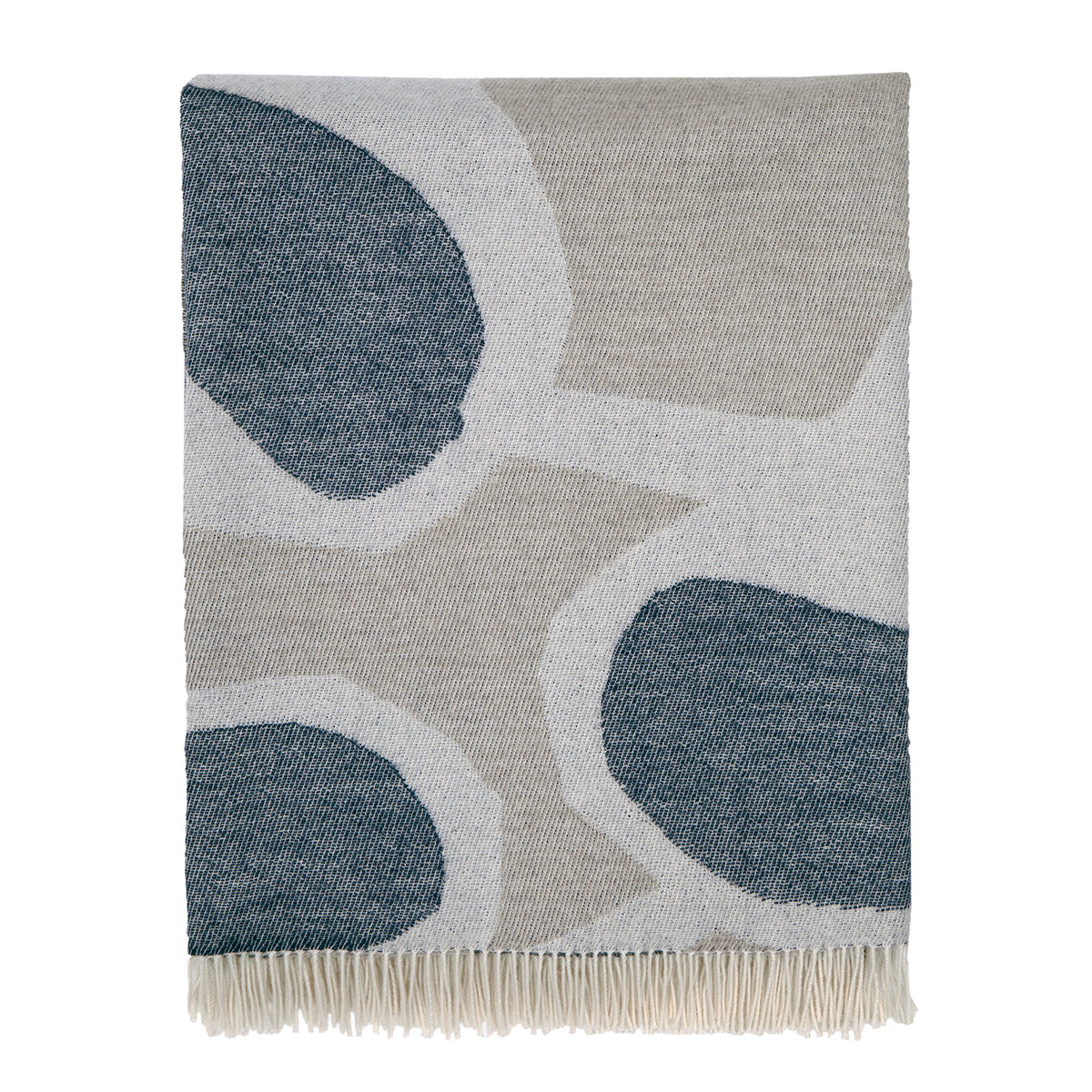 Marimekko Kevatkiuru Charcoal / Brown Throw Blanket Blankets