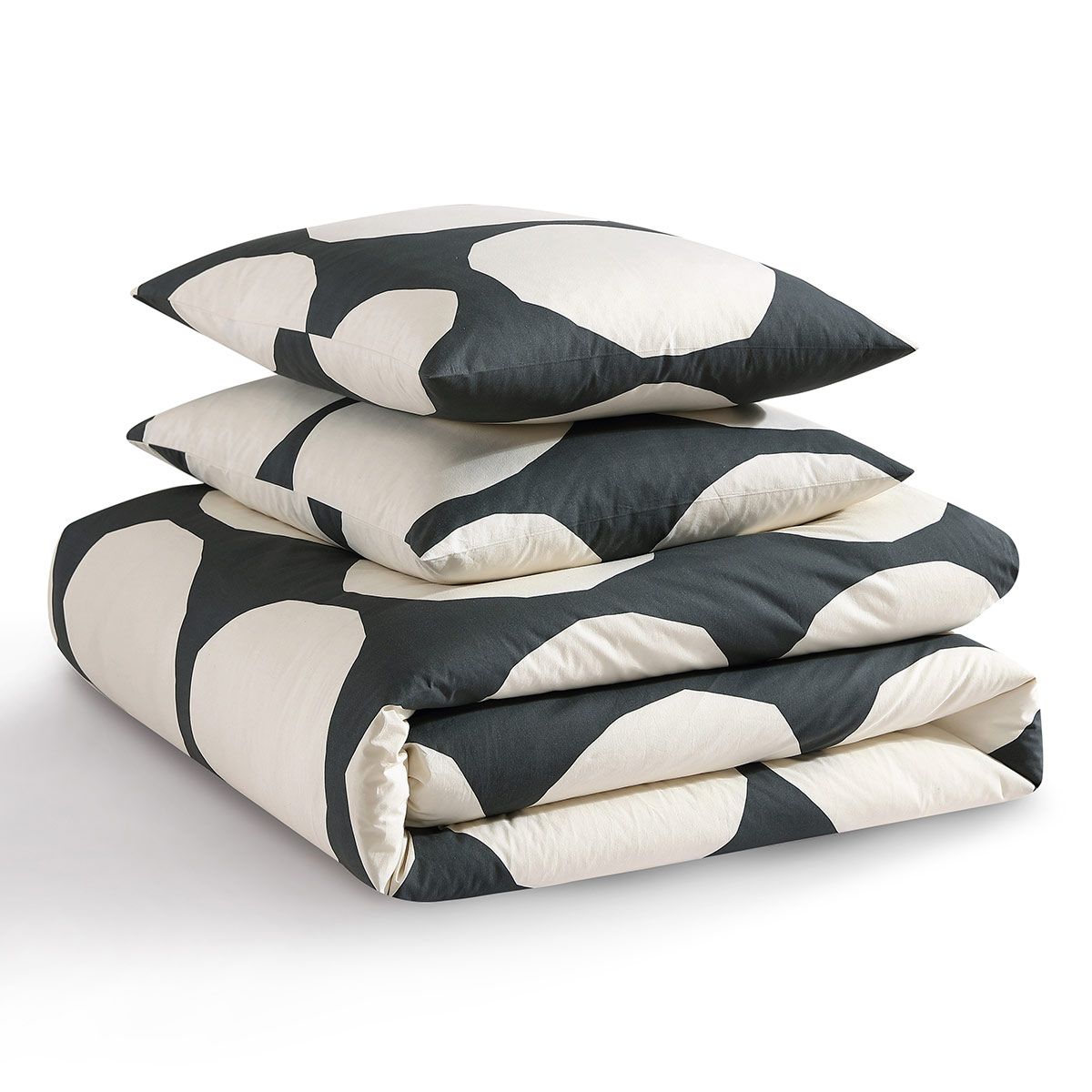 Marimekko Kivet Charcoal / Off White King Duvet Cover Set New Arrivals