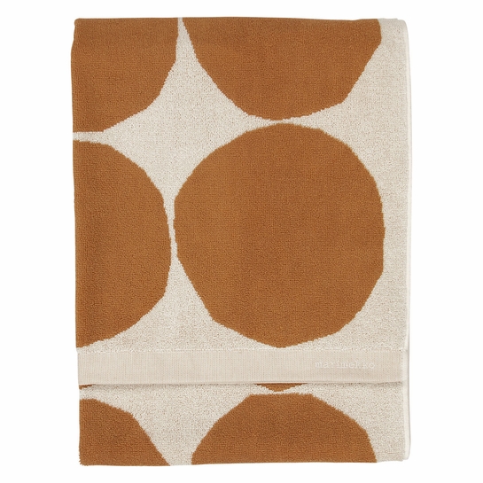 Marimekko Kivet Ivory / Bronze Bath Towels Marimekko Towels