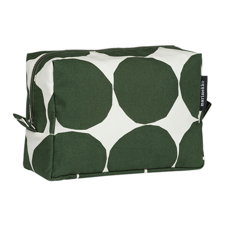 Marimekko Kivet Ivory / Green Vilja Cosmetic Bag Marimekko Cosmetic