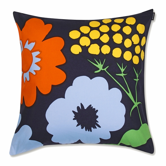 Marimekko Kukkatori Large Throw Pillow Throw Pillows