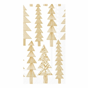 Marimekko Kuusikossa Gold / White Buffet Napkin