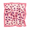 Marimekko Lauhtua Tumma Pink / Purple / Cream Silk Scarf