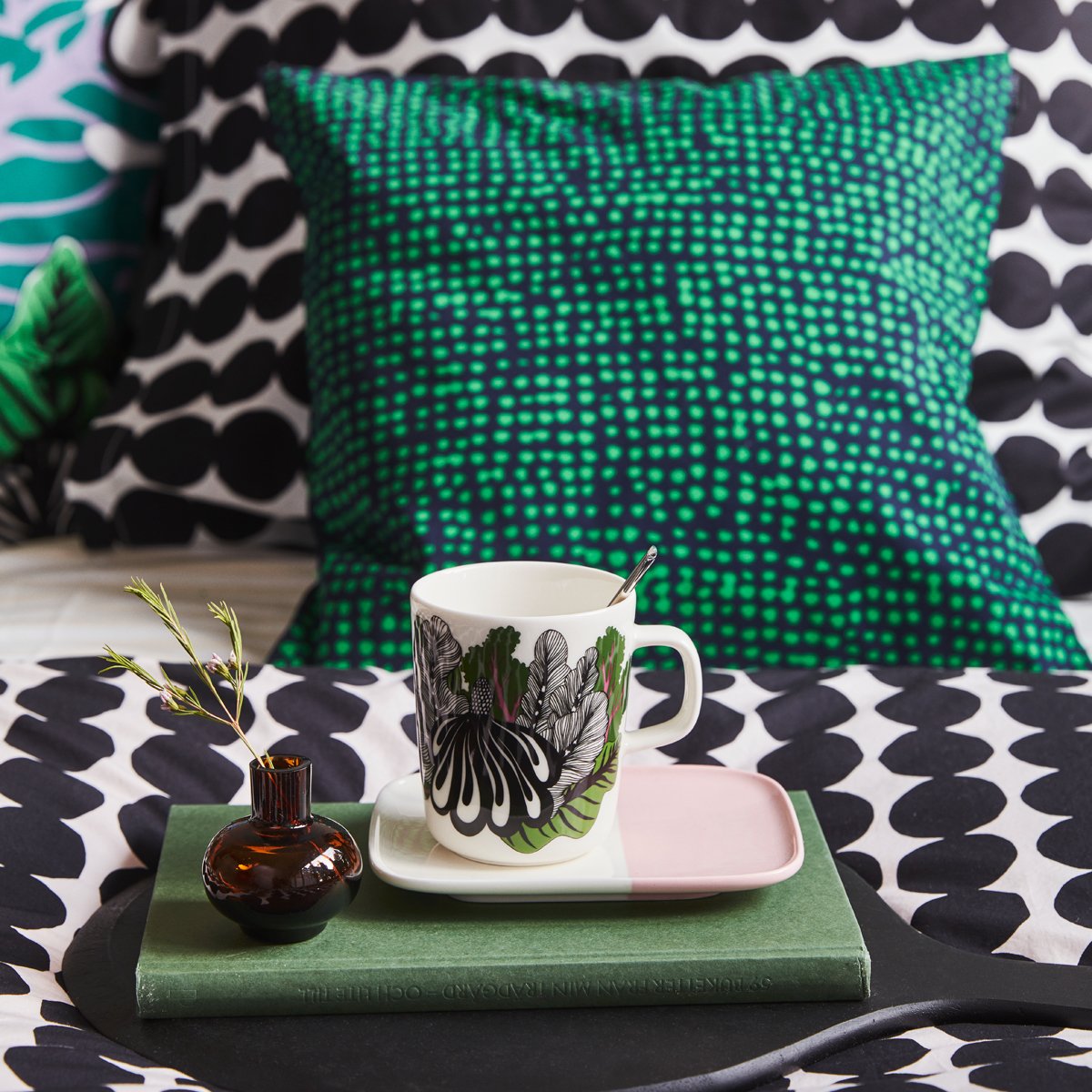 Marimekko Mini Dark Brown Vase Marimekko Kitchen, Dining, & Home Sale