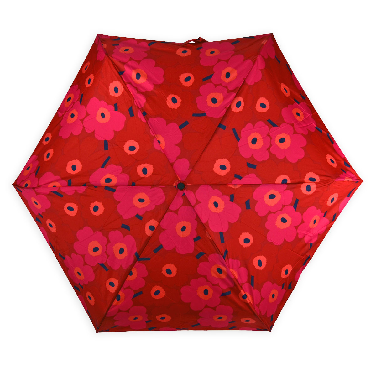 Marimekko MiniUnikko Red MiniManual Umbrella Marimekko Umbrellas