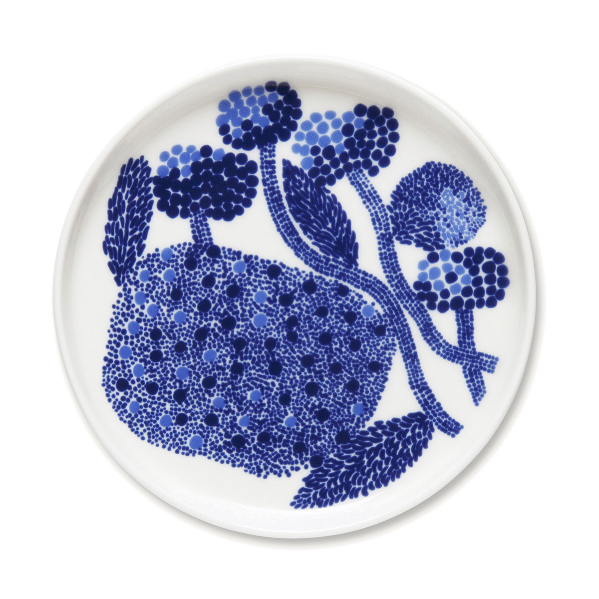 Marimekko Mynsteri Blue Snack Plate Marimekko Plates