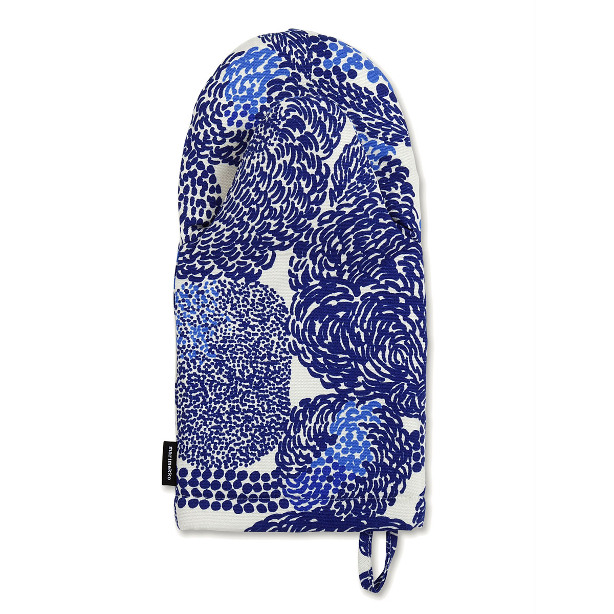 Marimekko Mynsteri Blue Oven Mitt Aprons, Oven Mitts, & Pot Holders