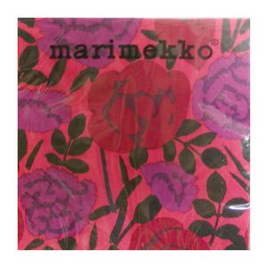 Marimekko Neilikka  Red / Fuchsia Napkins - Click to enlarge