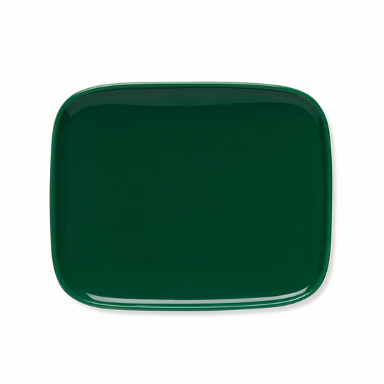 Marimekko Oiva Green Small Plate Marimekko Puolikas Dinnerware
