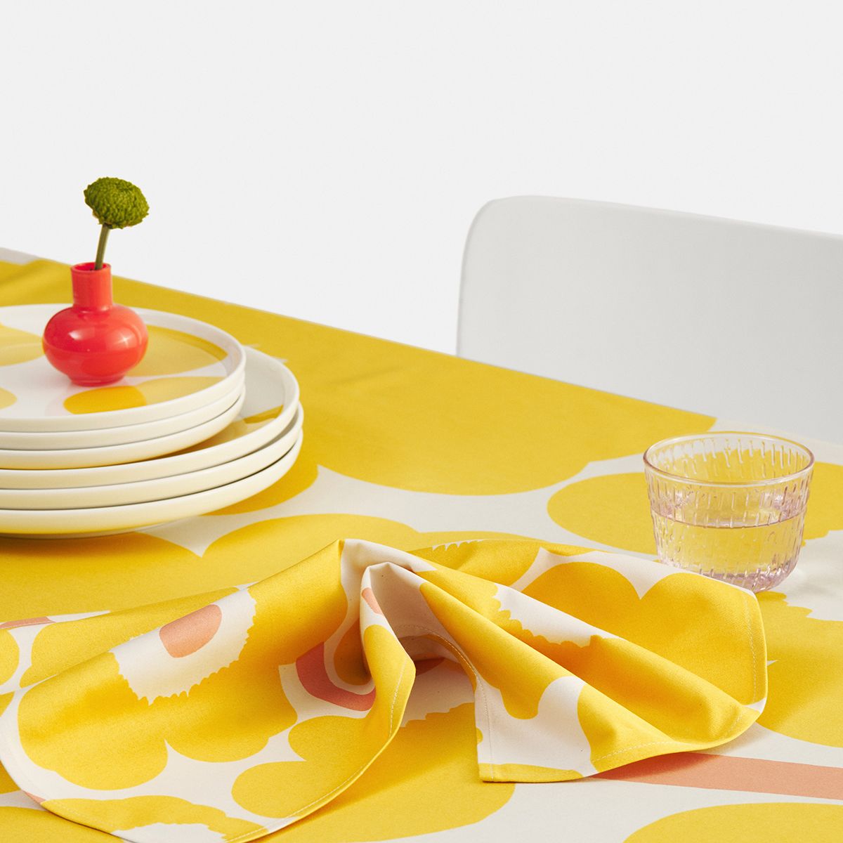 Marimekko Orange Mini Vase Marimekko Vases, Plant Pots, & Candle Holders