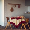 Marimekko Piccolo Dark Red / Sand Bowl with Handles
