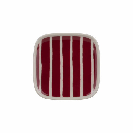 Marimekko Piccolo Dark Red / Sand Mini Plate