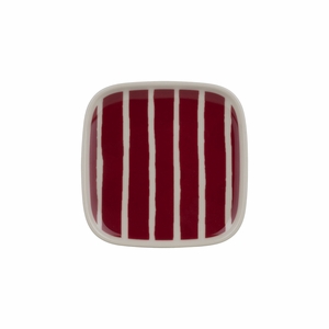 Marimekko Piccolo Dark Red / Sand Mini Plate