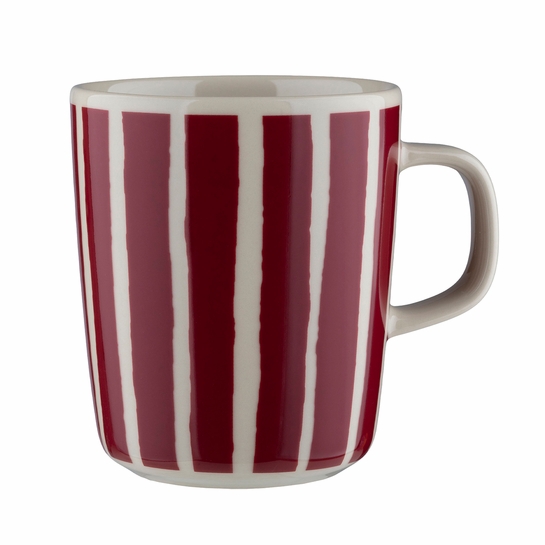 Marimekko Piccolo Dark Red / Sand Mug