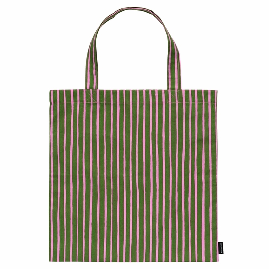Marimekko Piccolo Fuchsia / Green Tote Bag