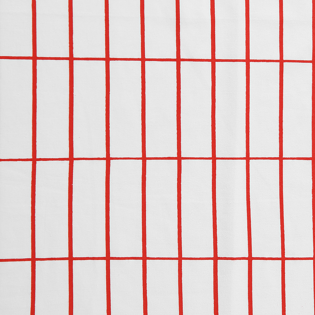 Marimekko Pieni Tiiliskivi Red / White Standard Pillowcases Set of 2