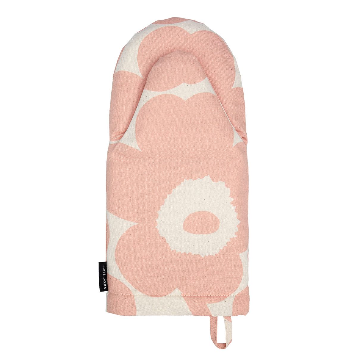 Marimekko Pieni Unikko Cotton / Peach Oven Mitt Aprons, Oven Mitts
