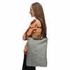 Marimekko Piirto Unikko Grey / Black Medium Neat Crossbody Shoulder Bag