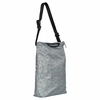 Marimekko Piirto Unikko Grey / Black Medium Neat Crossbody Shoulder Bag