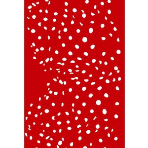 Marimekko Pilkku Red Fabric - Click to enlarge