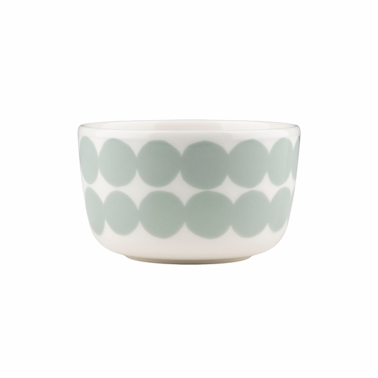 Marimekko Rasymatto Sage / White Dessert Bowl