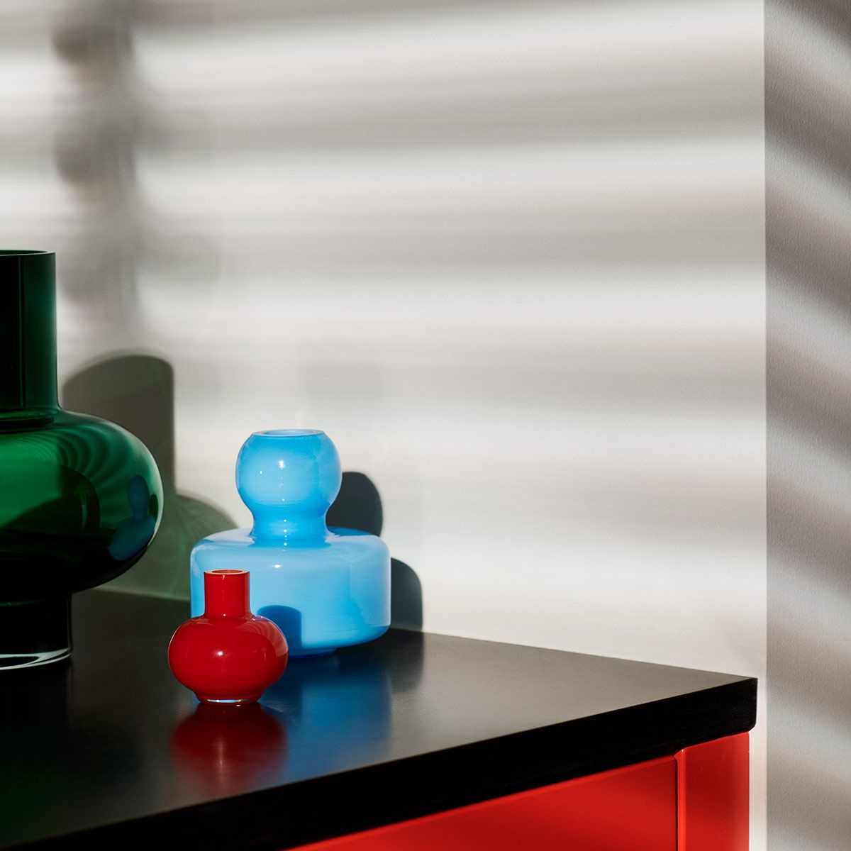 Marimekko Red Mini Vase Marimekko Vases, Plant Pots, & Candle Holders