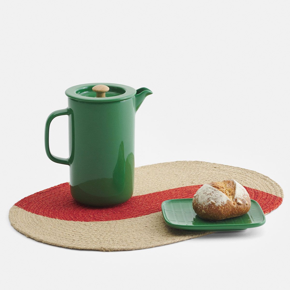 Marimekko Seireeni Beige / Red Placemat Placemats