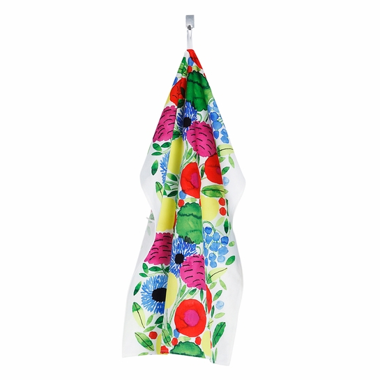 Marimekko Sitruunapuu Multicolor Tea Towel