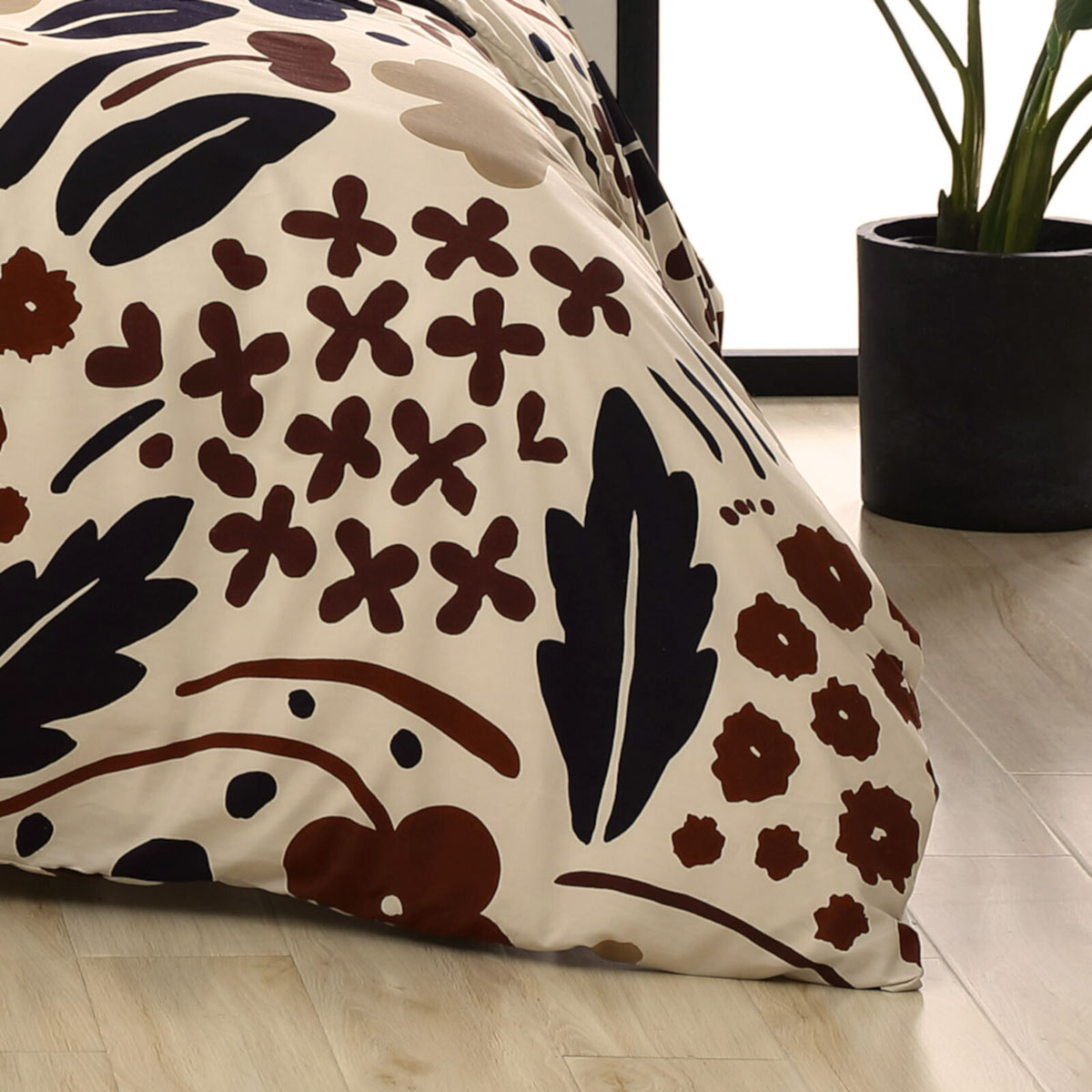 Marimekko Suvi Beige Full / Queen Duvet Cover Set Marimekko Suvi Beige Bedding