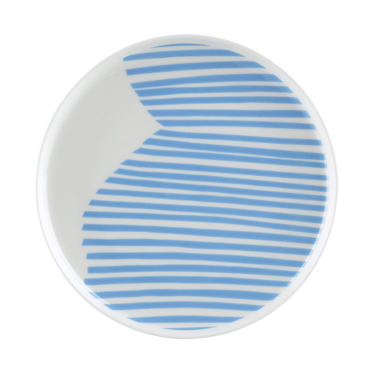 Marimekko Uimari White / Blue Salad Plate Marimekko Sale