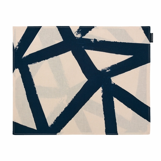 Marimekko Ukkospilvi Peach / Dark Blue Acryliccoated Placemat Outlet