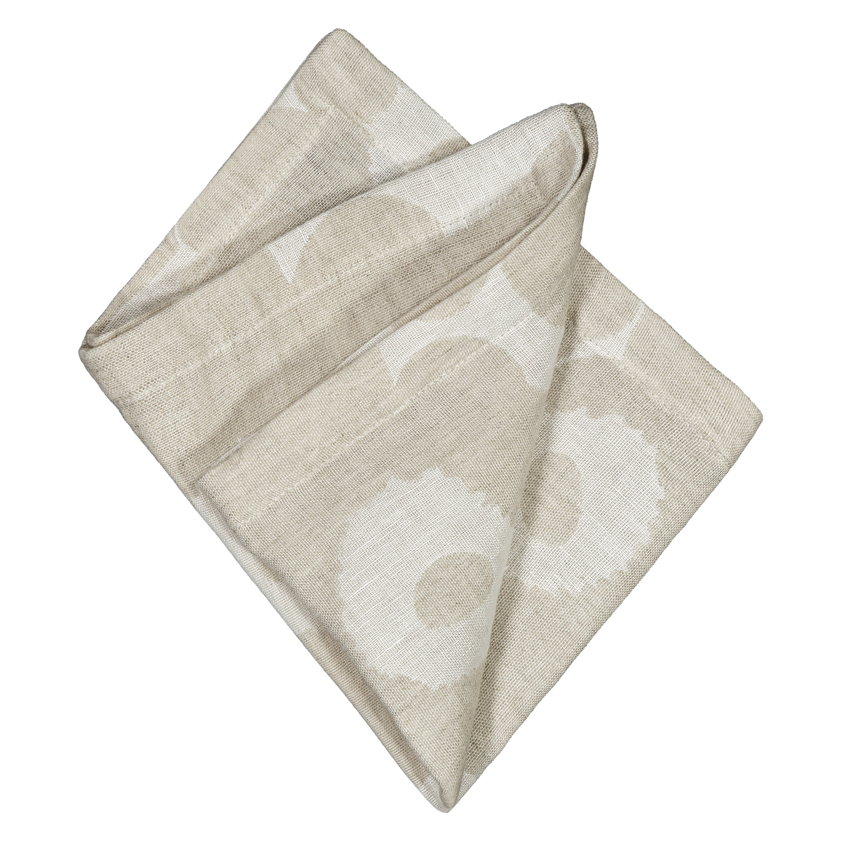 Marimekko Unikko Beige / Ivory Cloth Napkin Marimekko Napkins