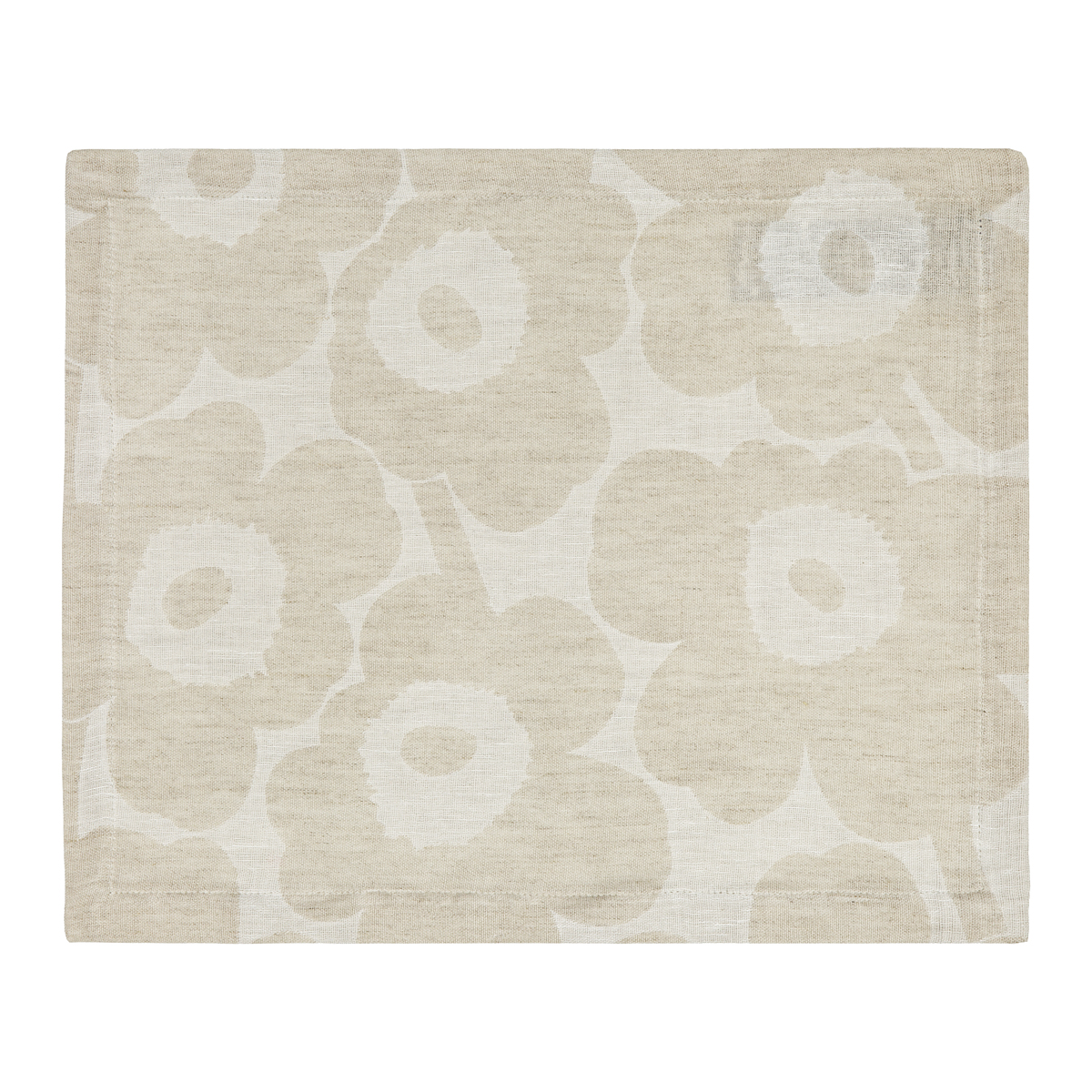 Marimekko Unikko Beige / Ivory Cloth Napkin Marimekko Napkins