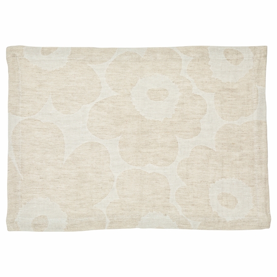Marimekko Unikko Beige Woven Placemat Placemats