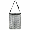 Marimekko Unikko Cream / Dark Blue Medium Neat Crossbody Shoulder Bag