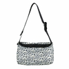 Marimekko Unikko Cream / Dark Blue Small Neat Crossbody Shoulder Bag